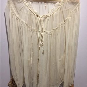 Free People Dream Gold Sequin Cuff